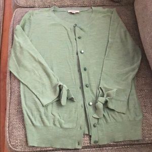 Ann Taylor loft sage green cardigan